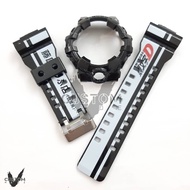 (Vcustom) GA700 CUSTOM PRINTING " INITIAL D " BAND AND BEZEL WATCH STRAPS