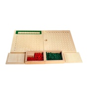 Set of 2 products divided by multi-purpose board - Montessori pp practice