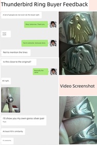 Bronco Goros Style Thunderbird Eagle Ring