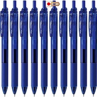 【Direct from Japan】Pentel Gel Ink Ballpoint Pen EnerGel S 0.5mm Blue 10 Pack BLN125-C