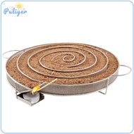 Cold Smoke Generator Large Capacity Reusable Compatible Round Portable Pellet Smoker Tray for Salmon
