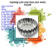 Pie mold / round milk pie eclairs made of aluminum