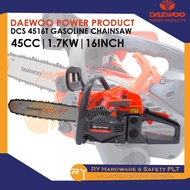 DAEWOO POWER PRODUCT | DCS4516T GASOLINE CHAINSAW |45CC,1.7KW | GERGAJI BERGASOLIN