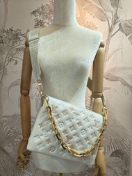 LV Coussin PM bag 枕頭包 經典Monogram 壓花鏈條手袋