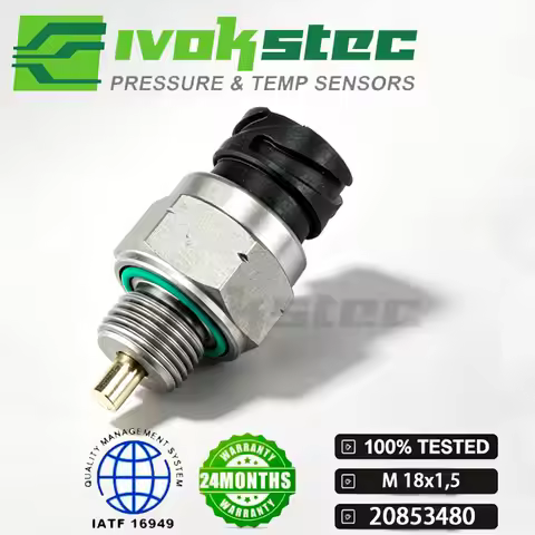 20853480 M18 x 1.5mm Differential Lock Switch For Volvo FH12 FM12 FL6 FH16 FM9 FM7 FMX NH12 B7 1985-