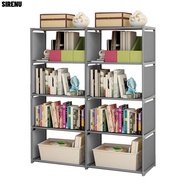 SIRENU 8 Cube Storage, Vertical Space-Saving 5-Tier Book Shelf, Book Organize Freestanding Multifunc
