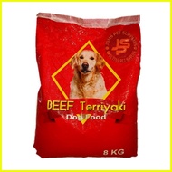 ◺ ✁ ◰ BEEF TERIYAKI DOG DRY FOOD 8 KG