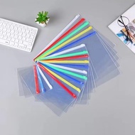 Zipper Bag Waterproof Transparent PVC Zipper Pouch Document Bag (A4/A5/A6) Zipper Bag 透明拉链袋