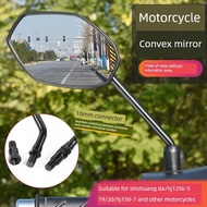 side mirror motorcycle Cermin Lishuang 10mm depan/anti-wayar untuk cermin belakang motosikal Haojue 