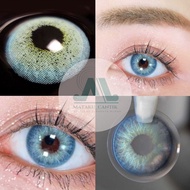 Softlens MINUS Premium Hijau Kebiruan Tanpa Ring Diameter 14.5 | Softlens Mata Bule | Softlens WEDDI
