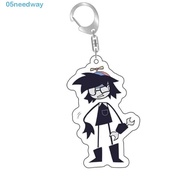 NEEDWAY Miss Circle Acrylic Keyring, Zip Claire Fundamental Paper Education Keychain, Anime Characte