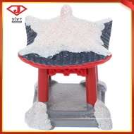 -landscape Resin Gazebo Mini Toy Decoration Outdoor Ornaments Small Garden Accessory Tabletop Home A