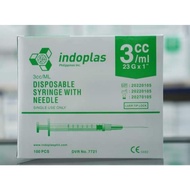 Indoplas disposable syringe 3ml