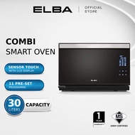 ELBA Combi Smart Oven ESGO-N3088D(BK) - Rapidheat Steam Technology,  8 Preset Program and 10 Auto Me