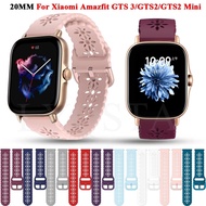 20mm Silicone Strap For Amazfit GTS 2/Mini GTS2 3 Smart Watch Sport Bracelet For Xiaomi Huami Amazfi