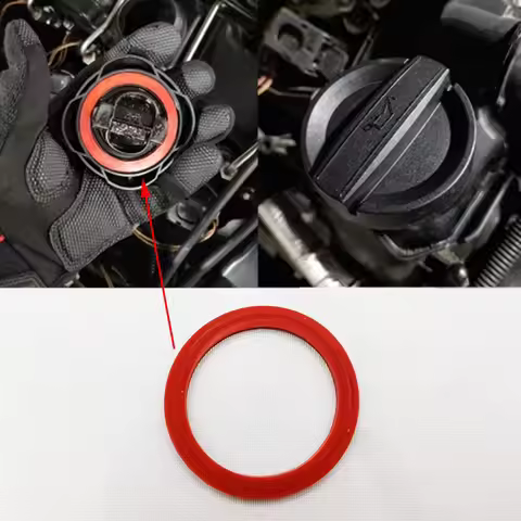1Pc Engine Oil Filler Cap Seal Gasket For BMW 1 2 3 4 5 6 7 Series M3 M4 M5 M6 X3 X5 X6 Z4 E46 E90 E