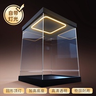 Display Cabinet Light with Box Hand-Made Music Model Cabinet Gundam Building Blocks Acrylic Display 