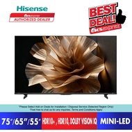 Hisense 75" / 65" / 55" 4K Ultra QD Mini-LED Smart TV E8S Series 75E8S / 65E8S / 55E8S
