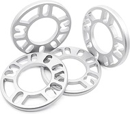 BRONEVO Universal 12mm（1/2''） Wheel Spacers - Pack of 4 for Most 4 & 5 Lug Wheels/Rims - 4x98 4x100 