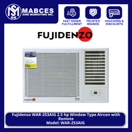 Fujidenzo WAR-253AIG 2.5 hp Window Type Aircon with Remote