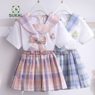 SUKAL Girl's Chet Dress Girl's JK Dress Japanese Student Dress Girl's JK Dress Proppy Girl Style Dre