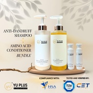 [YU PLUS] For Dandruff/Sensitivity Issues/Hair Flakes/Itchiness - Calendula Extract Shampoo + Amino 