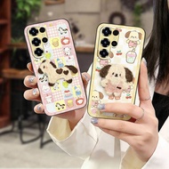 Cloth Patch Cartoon Phone Case For Oukitel C68 Plush Back Cover Anti-knock Cute 3D three-dimensional