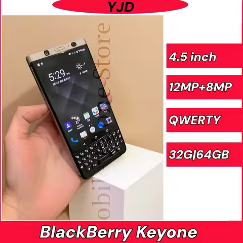 Used 97% New BlackBerry Keyone 32GB 64GB Key1 4G Unlocked QWERTY 4.5'' 12MP Fingerprint Android OS B