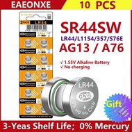 10-50pcs High Capacity LR44 Batteries L1154F AG13 SR44 A76 Premium Alkaline Battery 1.5V Button Coin