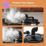 KAM Pressure Cooker Exhaust Steam Release Diverter Soft Silicone Heat Resistant Universal Fit for Ho