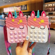 Princess Coin Purse Silicone Crossbody Bag Stress Relief Cute Toy Cartoon Bag E4a3