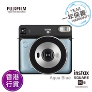 FUJIFILM - 香港行貨保用一年 Instax SQUARE SQ6 水晶藍 即影即有相機