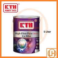 5 Liter KTH Gloss Paint 5 liter - (Cat Minyak/Oil Paint/Cat Kayu/Cat Besi/Paint For Wood paint and M