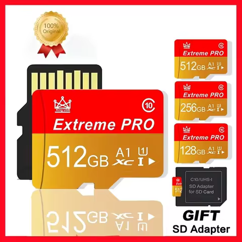 2026 High Speed SD Card 128GB 256GB 512GB Class 10 U3 V30 A2 Micro TF SD Memory Card for Drone Actio