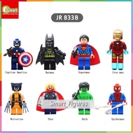 Minifigure Marvel Super Hero Superman Batman Captain America Classic Minifigure Wolverine Thor Hulk Toy Gifts Kids