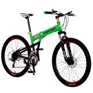 【StepDragon】 SMS-H601 大悍馬 日本Shimano 26吋21速折疊車(震撼7配色!)(抹茶綠)-【台中-大明自行車】