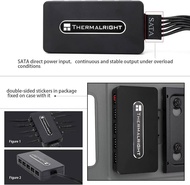 Thermalright Integrated Fan Hub, 10-Port 4-Pin PC Fan Controller, 12V Fan Hub, Supports Up to 10 Fan