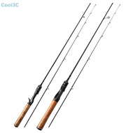 Cool3C Ultra-Light Fishing Rod Carbon Fiber Spinning/Casting Lure Pole Bait WT 1.5-9g Line WT 3-6LB 