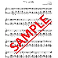 Viva La Vida (Coldplay) Piano Music Sheet | Sheet Music [PDF]