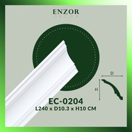 PU Cornice EC-0204 / DIY / Cornice Moulding / Siling / Rumah Decor
