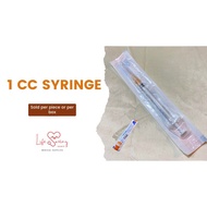 PARTNERS SYRINGE WITH NEEDLE (1 cc, 3cc, 5 cc)