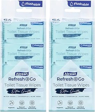 Alcean [Bundle of 8] Moist Toilet Wipes 8s x 16 packs