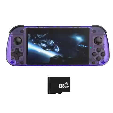 TA-Retro 5.1-Inch R50S Handheld Game Console 128GB Storage IPS Display Linux System Dual-Player Supp