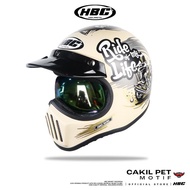 HBC Cakil Pet Inner Visor Helmet RIDE OF LIFE