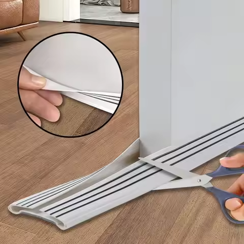 1PC 93cm/36.61inch Door bottom sealing strip, thickened wool strip, anti leakage and windproof strip