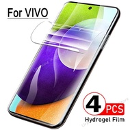 4Pcs Hydrogel Film For Vivo IQOO 10 9 8 Pro Screen Protectors For Vivo X80 X70 X60 X60T X50 Pro Plus Soft Gel Film Not Tempered Glass