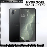 Hydrogel Front + Back Screen Protector Sharp Aquos Zero 2 / Aquos R / Aquos R Compact / R2 Compact /
