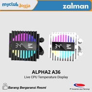 Liquid Cooler ZALMAN ALPHA2 A36 AIO Water Cooling ARGB CPU Temperature Display