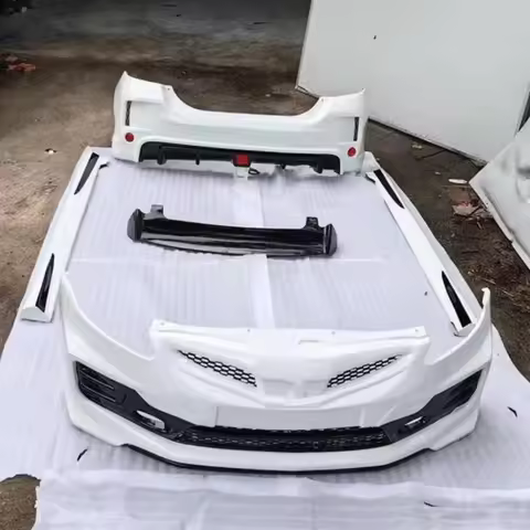 Front Rear Bumper Side Skirt Rear Wing for Honda FIT JAZZ 04-07 Modified GD1 GD3 Body Kit Car Access