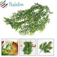 Simulated plants fake green plants plastic fake grass leaves wall hanging